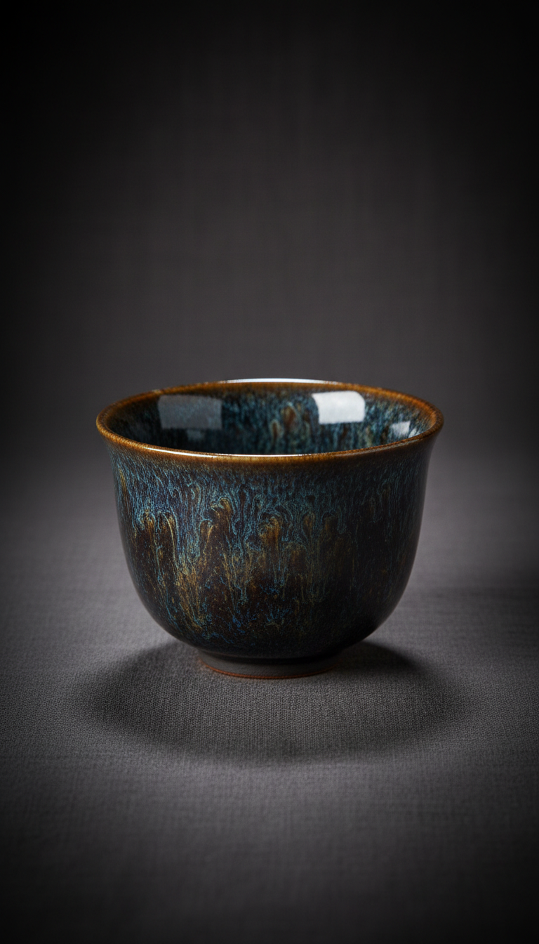 Jian Zhan Hare’s Fur Glaze Teacup