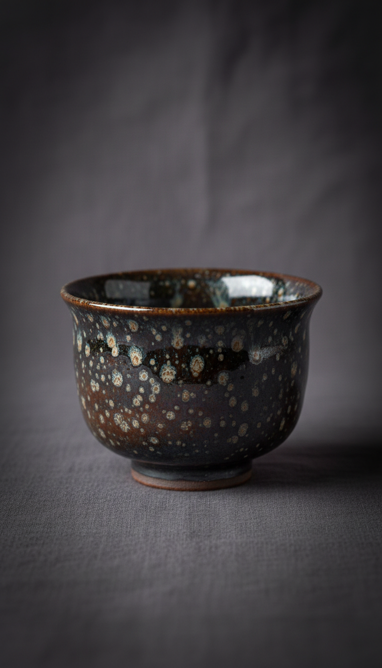 Jian Zhan Oil Spot Tenmoku Cup